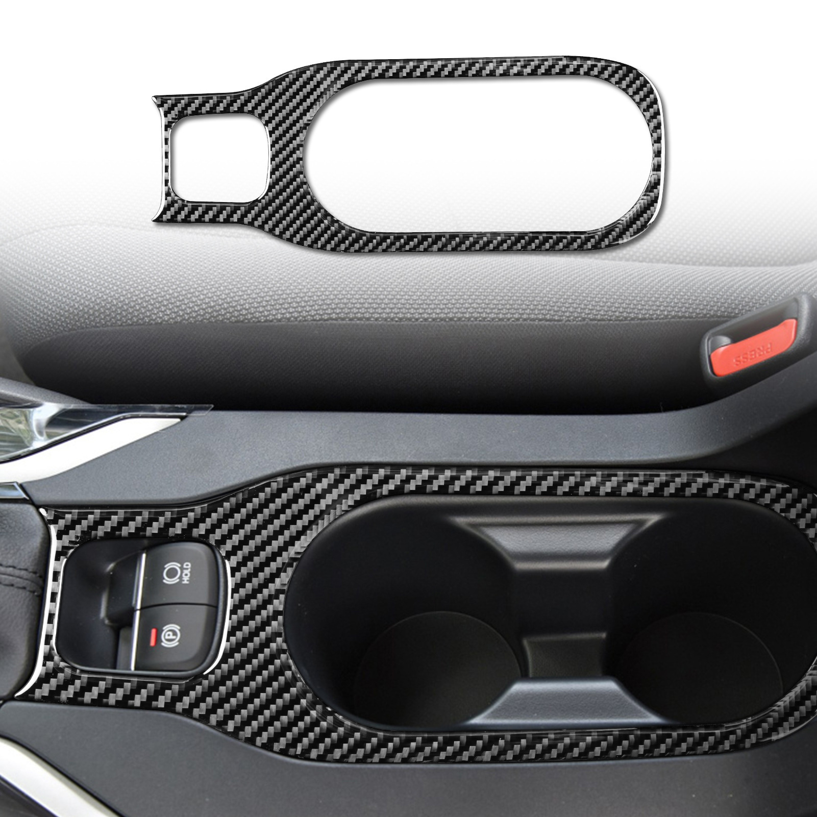 Suitable for Toyota 19-23 Corolla Rayling Rui Set of Carbon Fiber Central Control Steering Wheel Modification Decorative Stickers