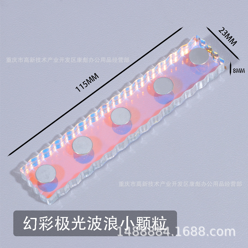Clavo transparente agua ondulación base de práctica de uñas base inferior soporte acrílico titular de uñas desgaste pieza de clavo asiento sin piezas de ajedrez