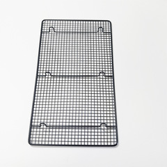 Thickened large cake cooling rack champagne gold rectangular bread drying net non-stick toast rack baking rack