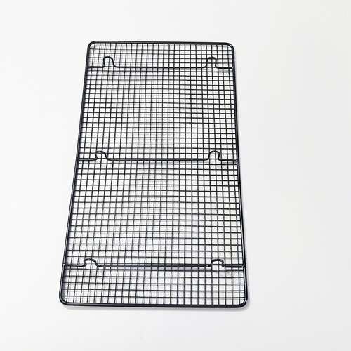 Thickened large cake cooling rack champagne gold rectangular bread drying net non-stick toast rack baking rack