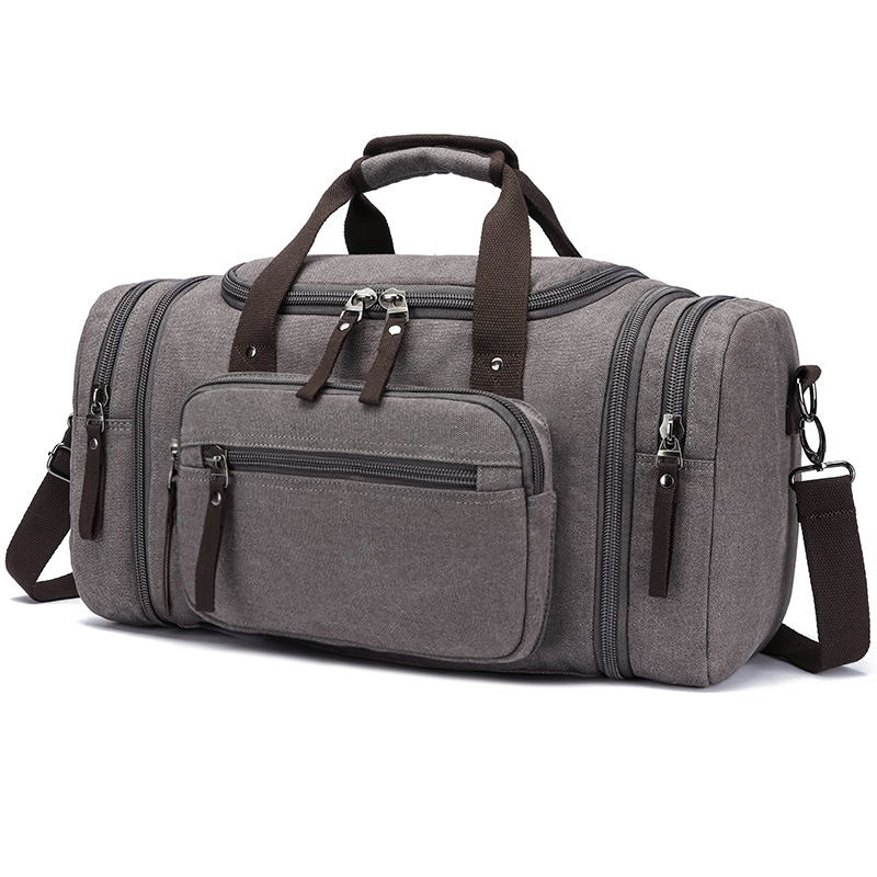 Estilo coreano transfronterizo de gran capacidad de equipaje bolsa de viaje casual de moda al aire libre crossbody portátil bolsa de viaje de lona