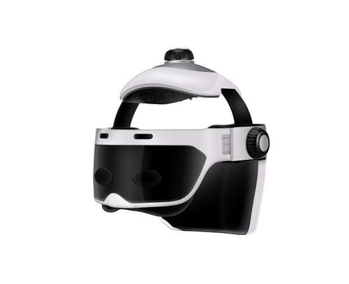 Head massager music electric brain massager scalp hot compress brain relaxing head therapy machine helmet massage cap
