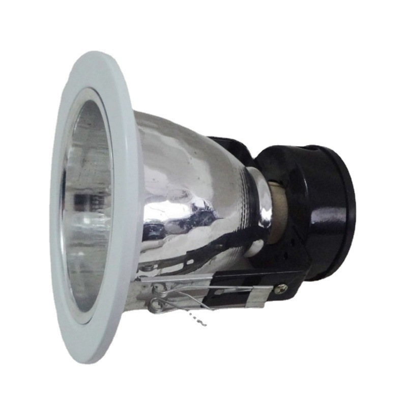 (2개) 어퍼 홀 구식 임베디드 다운 라이트 오프닝 전통적인 램프 튜브 다운 라이트 사이즈 핑거 천장 E27 다운 라이트