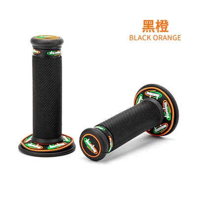 accessories comfortable non-slip handle – Motorcycle Handle Cover - black-background-orange