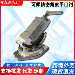 Xianglong Manufacturer Tiltable Precision Angle Flat Pliers 0-90 ° Tilt Adjustment Angle Fixed Vise Foreign Trade