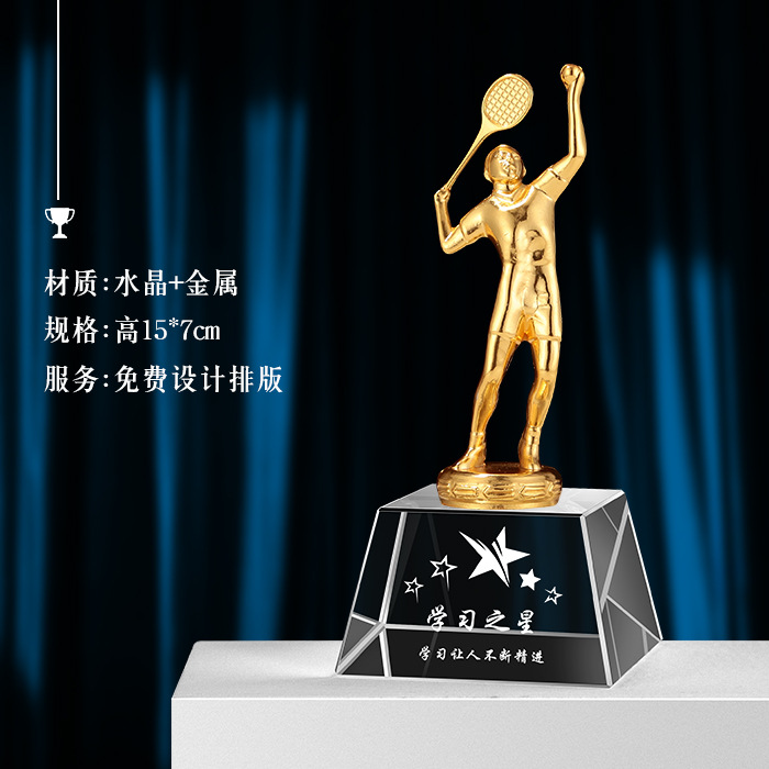 Trofeo de Cristal para Niños, Premio de Competición Infantil, Estrella de Cinco Puntas con Grabado de Metal, Regalo para Festivales y Reuniones Deportivas Estudiantiles