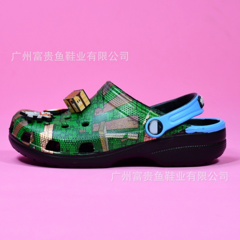 Children's non-slip lightweight breathable Crocs-style slippers