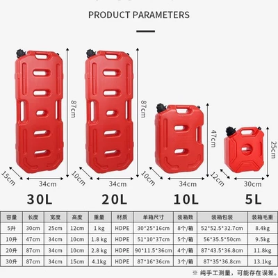 Fuel tank — thickened spare fuel tank for