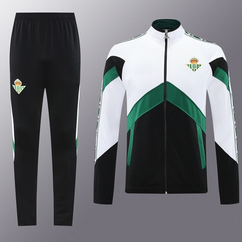 Foreign Trade Wholesale 25-26 New Sports Jacket Real Betis Naples River Plate Stand Collar Men's and Women's Jacket