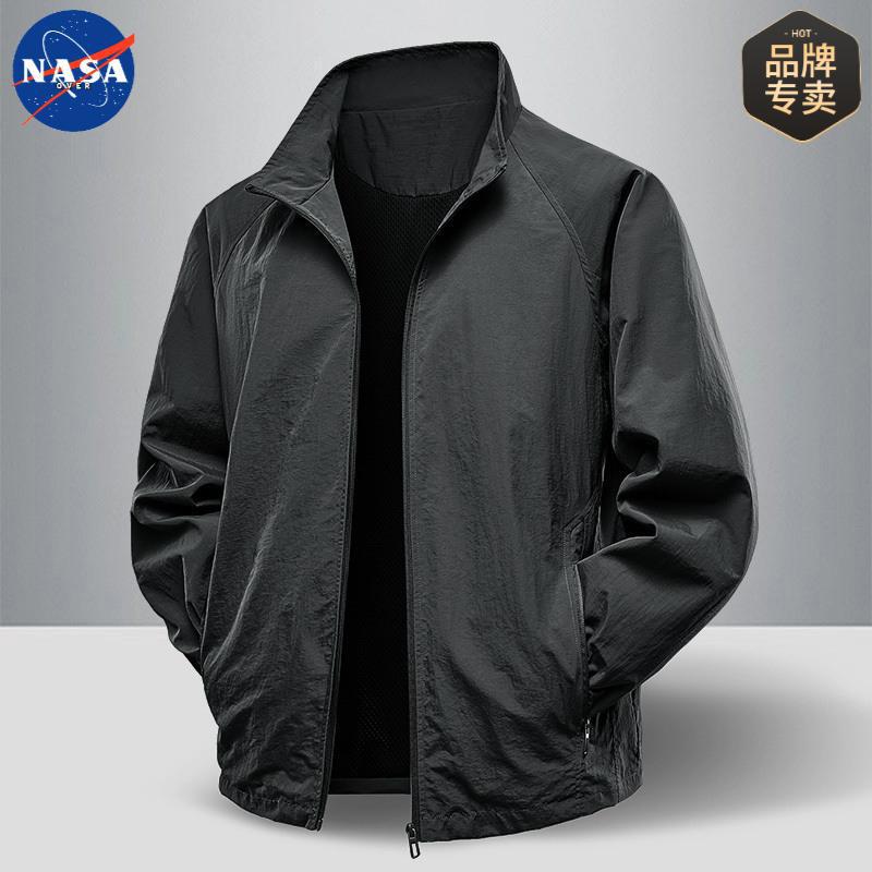 NASA品牌防风工装夹克男士2025年新款春秋季宽松休闲男装外套上衣|undefined