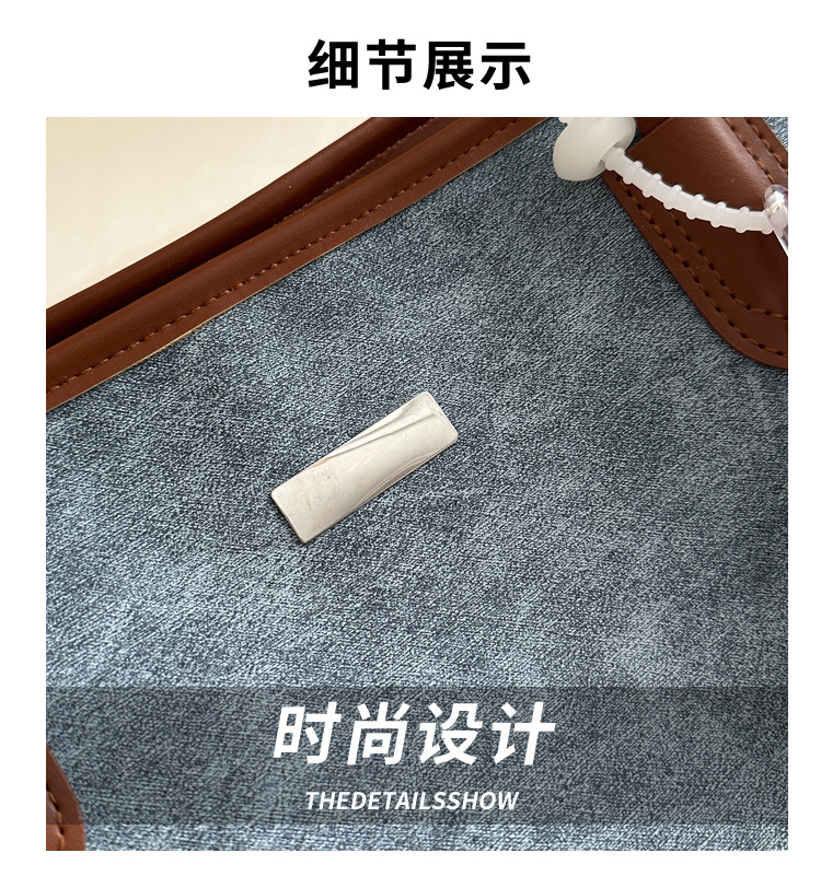 Wholesale of new large-capacity, simple and fashionable casual commuter single-shoulder bags and women's underarm bags for the summer of 2024 in foreign trade Item Picture