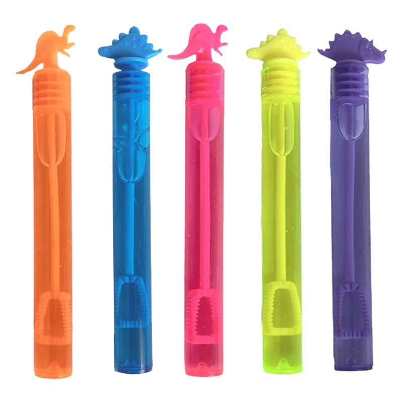 8 динозавров Мини-пузырьковая палочка пробирка дует пузырь воды палочка маленький размер бутылка дует пузырь трансграничные игрушки оптом