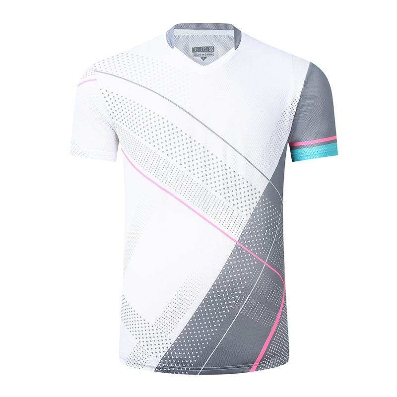 2023 badminton clothing new women's short-sleeved quick-drying short culottes table tennis competition training suit men's sports suit