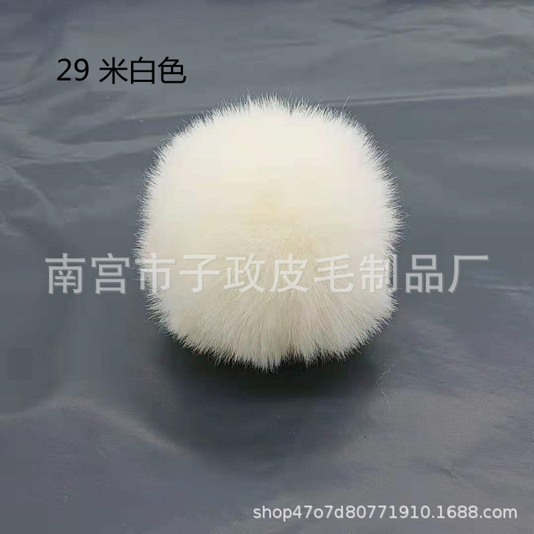 Bola de piel de conejo de imitación 6cm7cm8cm9cm10cm Bola de piel al por mayor hecha a mano DIY joyería ropa zapatos accesorios adornos