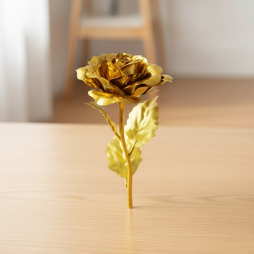Jiao Yan flores eternas flores bonos de oro simulación del día de la madre creativo regalos del día de San Valentín regalos al por mayor transfronterizos