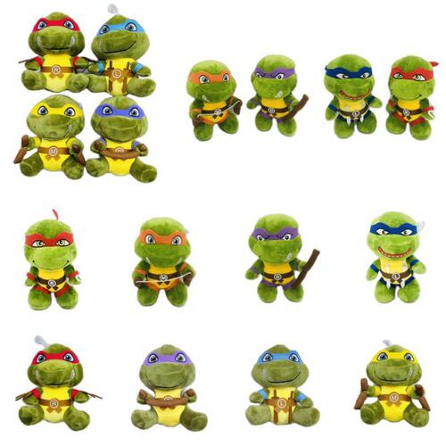 Manufacturer wholesale turtle mutant ninja turtles plush toy doll creative rag doll cross-border new model