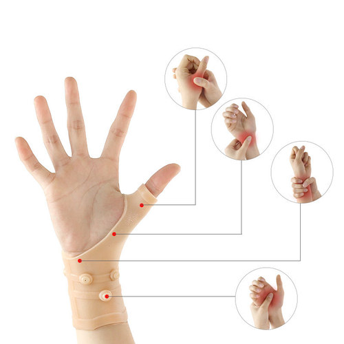 Cross-border Magnetic Wrist Gloves SEBS Hand Soft Skin Friendly High Elastic Gloves Mouse Hand Protective Hands