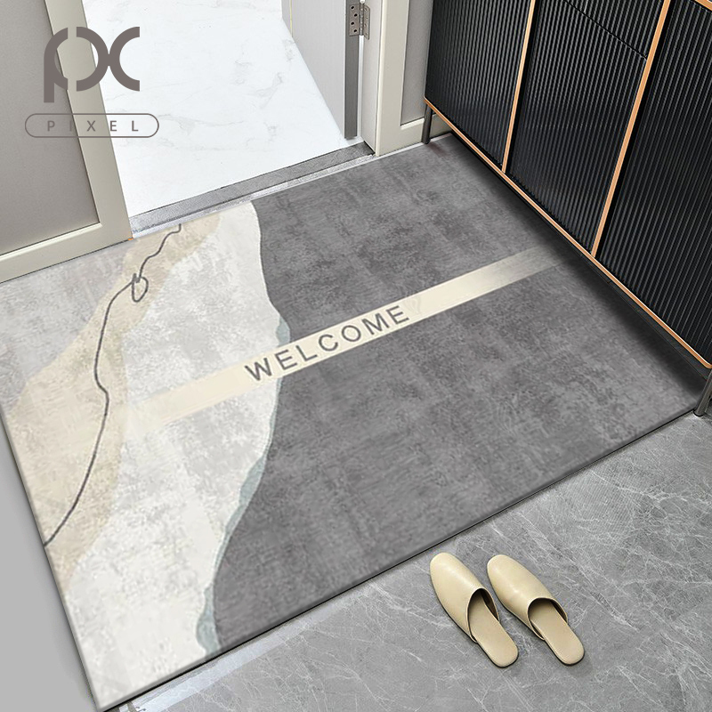 入户门地毯轻奢简约高级感家用玄关地垫防滑耐脏进门脚垫耐脏门垫