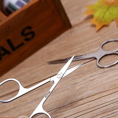 Clippie Q352 Stainless Steel Beauty Scissors, Eyebrow Scissors, Nose Hair Scissors, Pointed Head Scissors, Eyebrow Scissors, Gadget, Wholesale from Source
