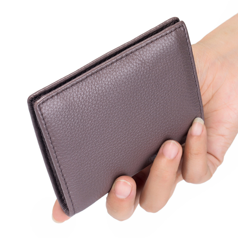 本革超薄多卡位短金銭挟み新商品頭層牛革シンプル財布女性ソフト皮小銭入れ大容量|undefined