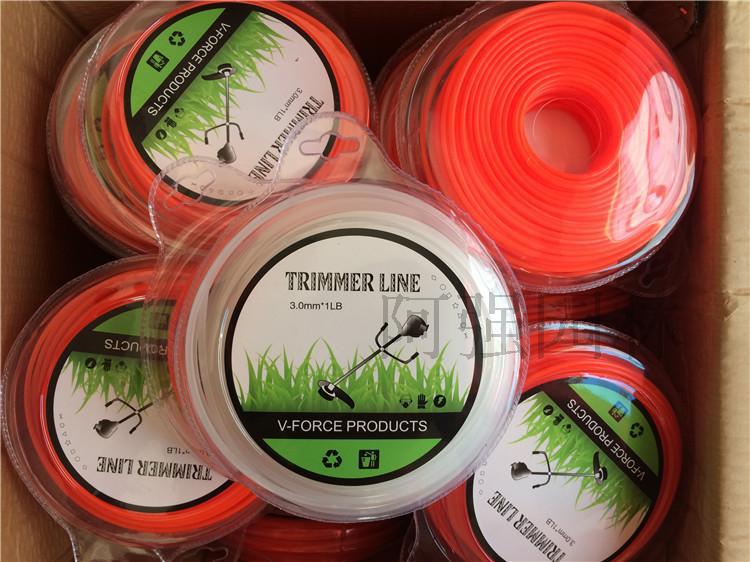 割草机割灌机草坪机配件打草头打草绳尼龙绳方形圆形打草绳线割草