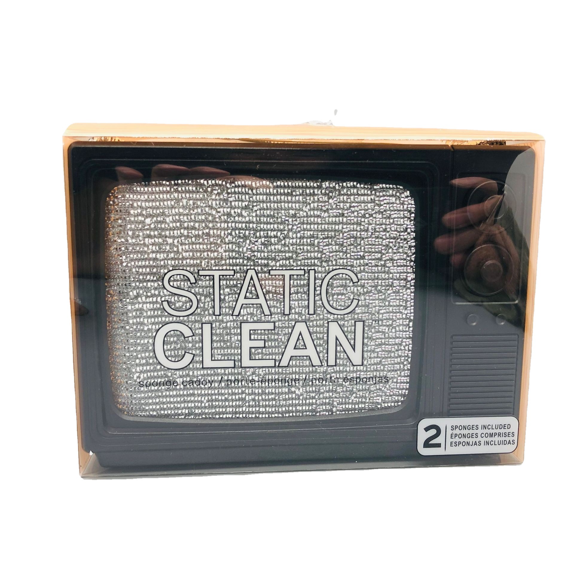 Retro TV filtro de agua paño de esponja utensilios de limpieza cepillo de esponja con 2 piezas limpieza limpie STATICCLEAN