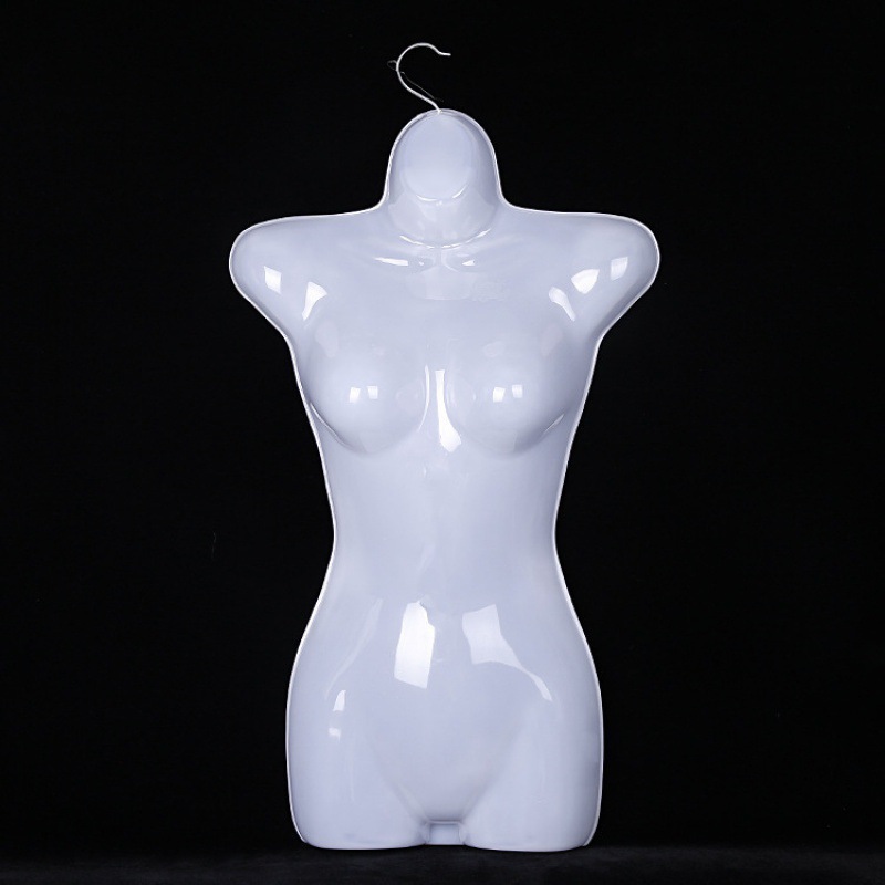 Película de modelo de medio cuerpo para mujer, modelo de medio cuerpo delantero, pieza de pecho, percha tridimensional, ropa interior, traje de baño, tienda de ropa, tablero colgante para niños