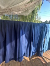 纯棉蓝印花布手工蓝染布料老粗布土布草木染植物染服装刺子绣面料