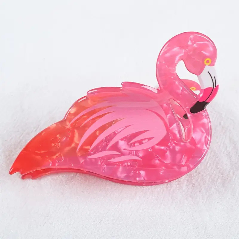 All Seasons Season Cartoon Style Women's Flamingo Acrylic Hair Claws