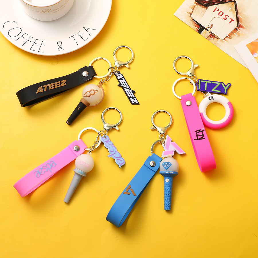 アイドル ATEEZ OFFICIAL LIGHTINY KEYRING Ateez Official Light Stick Lightiny Keyring – Choice Music LA