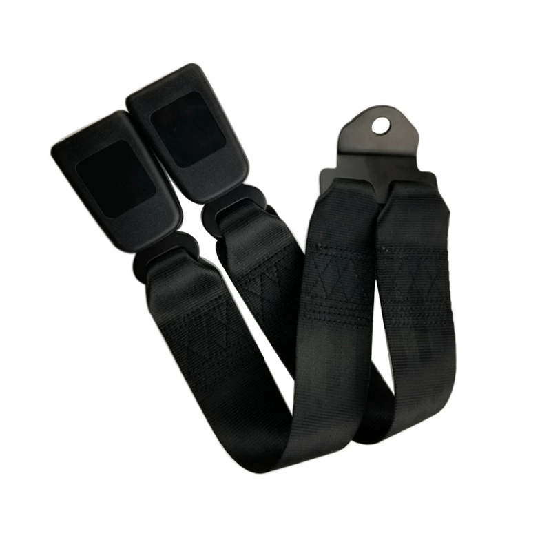 Пряжка ремня безопасности с гнездом для ремня безопасности автомобиля, подходящая для 2,1 см, болт, одно перетаскивание, два ремня, регулируемая длина основания