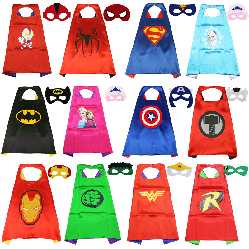 Children's Day Performance Marvel Hero Cape Adult Spider-Man Superman Captain America Batman Iron Man Cape