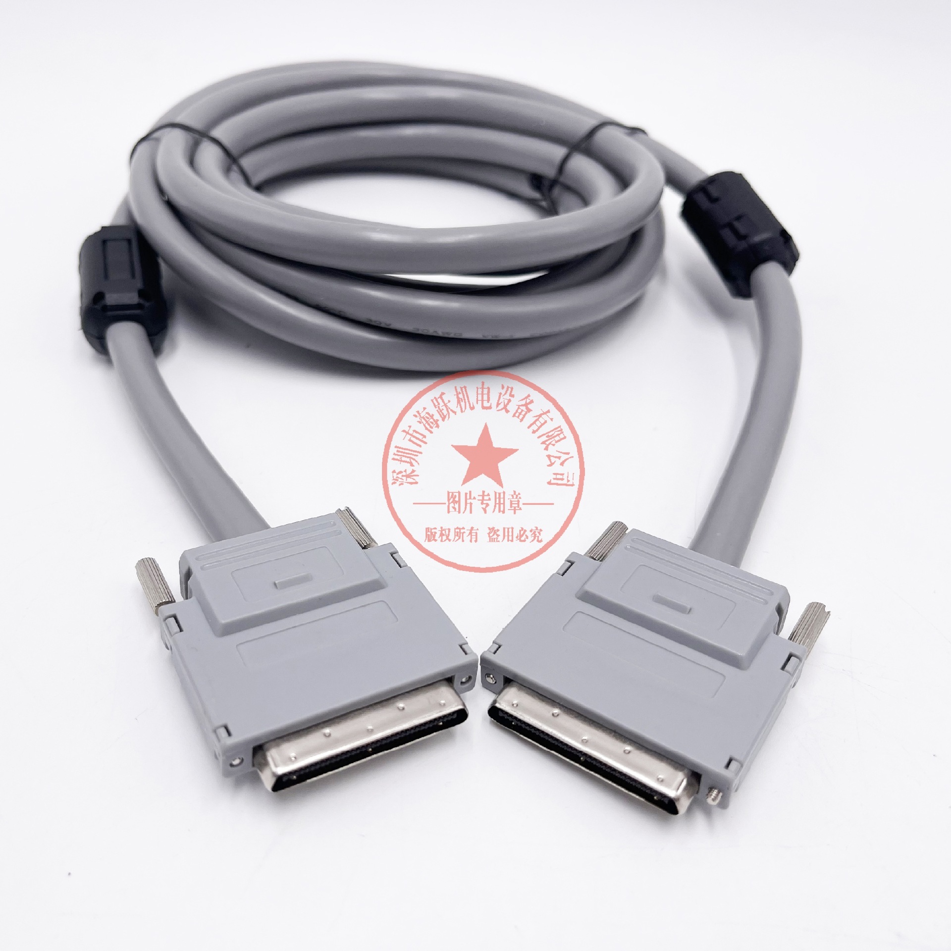 三菱Q系列PLC与人机连接线GT15-QC30B（国产3米机器压接已测试）