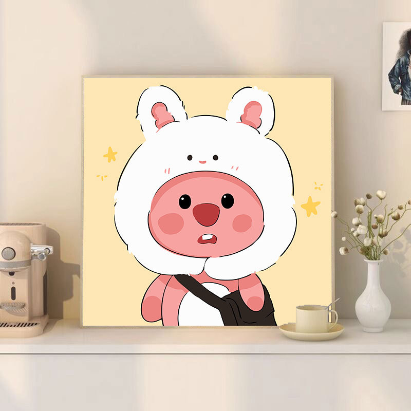 FC02 / Panel trasero de 20x20 cm + pintura + pincel