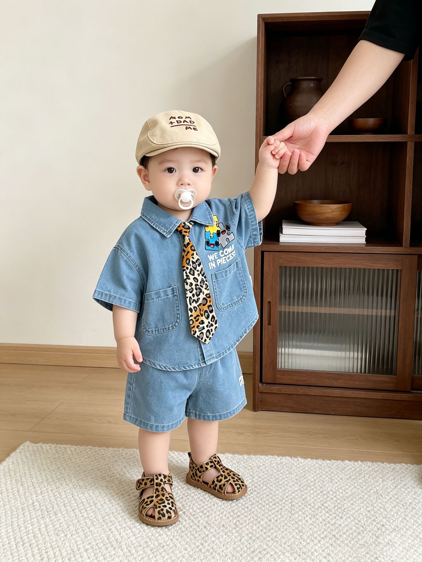 Summer denim set for boys