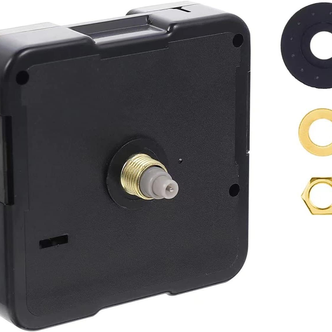 Reloj de pared de cuarzo movimiento mudo reloj de montaje de piezas de reparación de reemplazo con pilas mecanismo de reloj movimiento