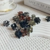 Plumeria [2.5CM] dark color mixed hair/1 piece