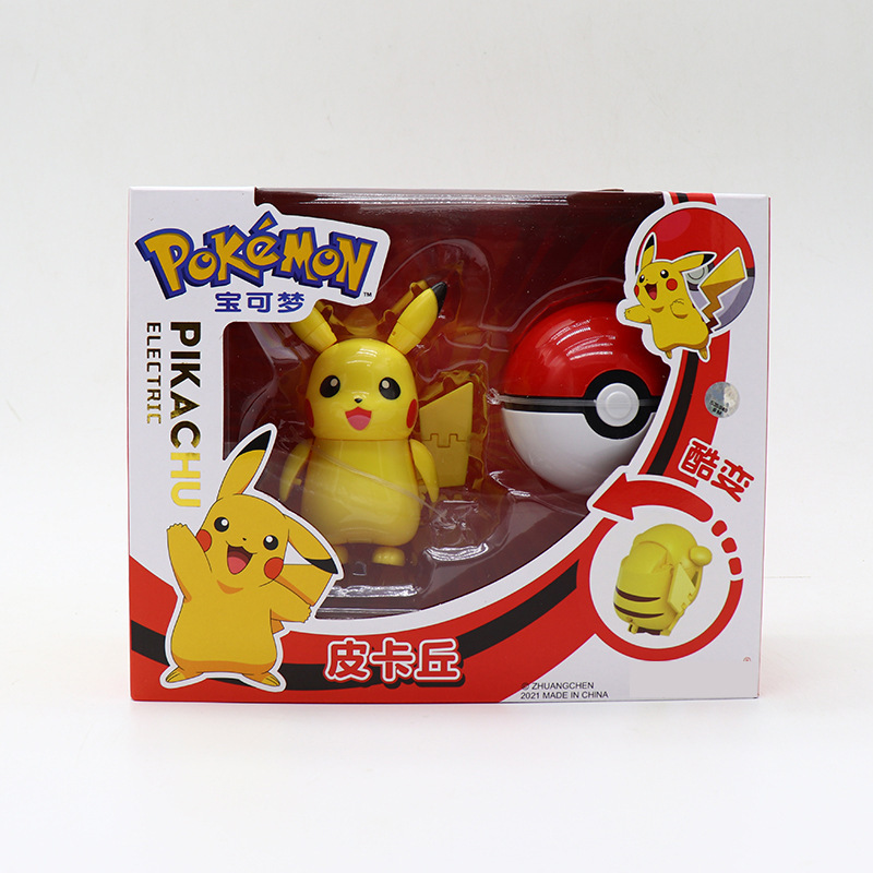 SC Johnson Pokémon Pikachu Pogaman juguetes Pokémon mascotas Genie jugadores de fútbol modelo de muñeca