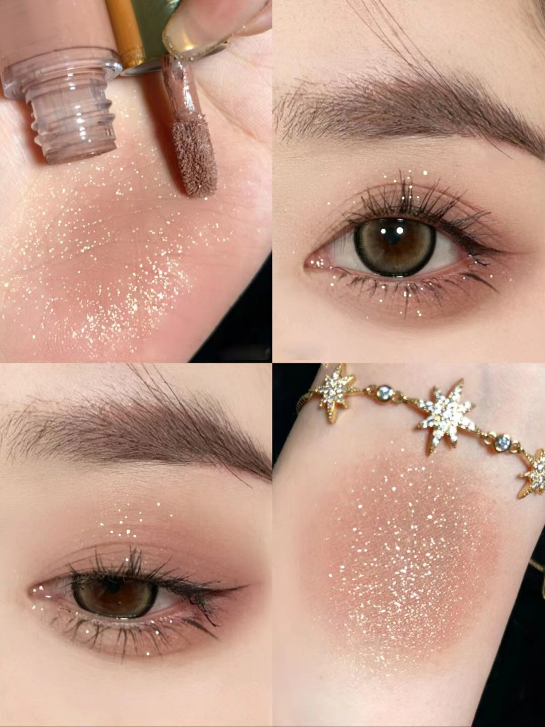 Capo Vini low-saturation gray Powder milk coffee matte liquid single eyeshadow Fine glitter pink pure earthy tone undefined