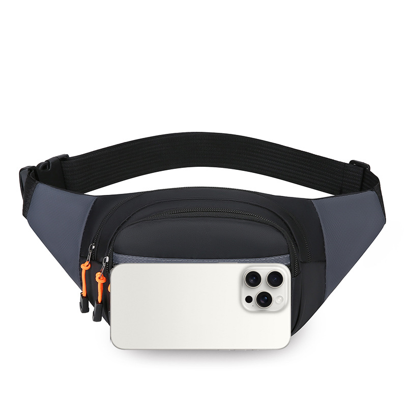 Bolso deportivo de ciclismo de gran capacidad, nuevo bolso de cambio de teléfono móvil anti-robo, bolso de pecho portátil al aire libre para hombres