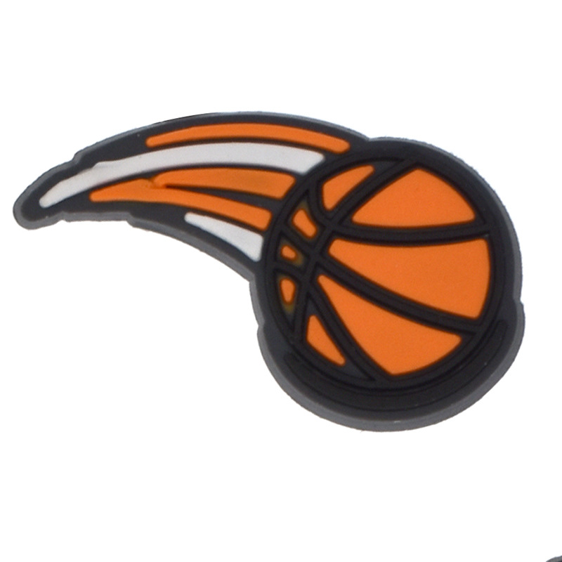 Fabricantes directos zapatos de baloncesto accesorios de flores DIY extraíble suave zapatos de PVC Accesorios de flores Accesorios