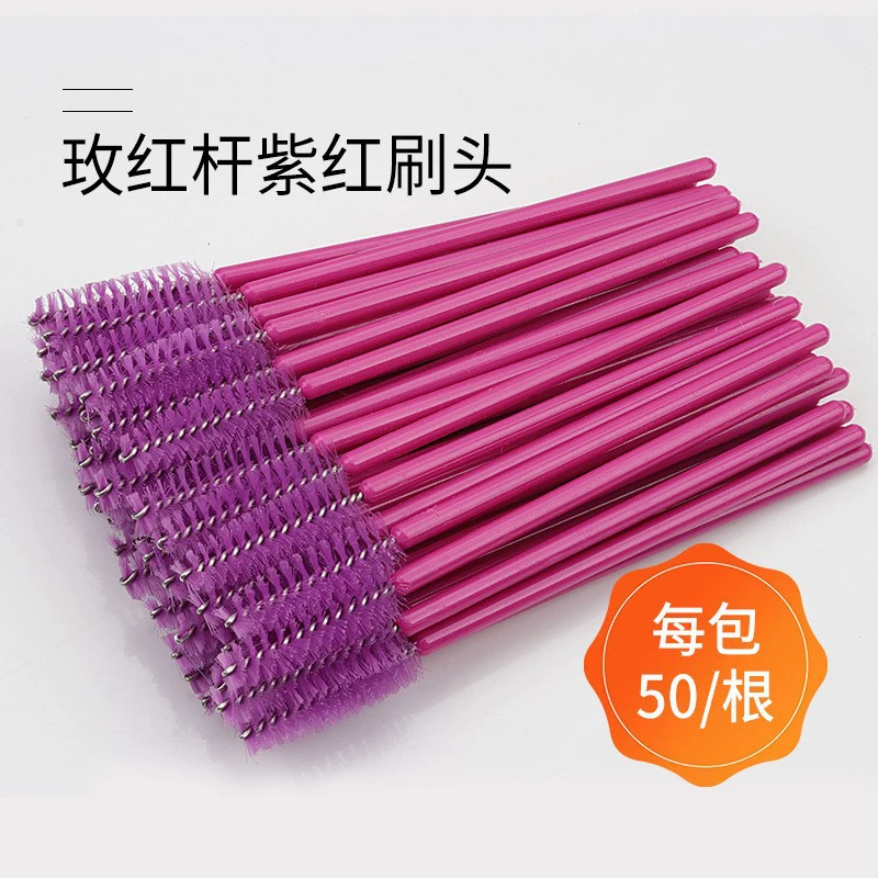 Disposable brush for eyelashes, curly false eyelashes for extension