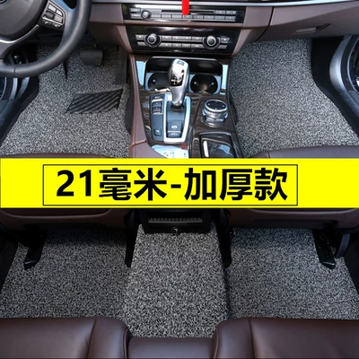 Ring Floor Mats Are Suitable for: Ayaqaltılar (Kovriklər) - thickened-black-and-gray-21-mm-complete-set-of-five-seats-customized-car