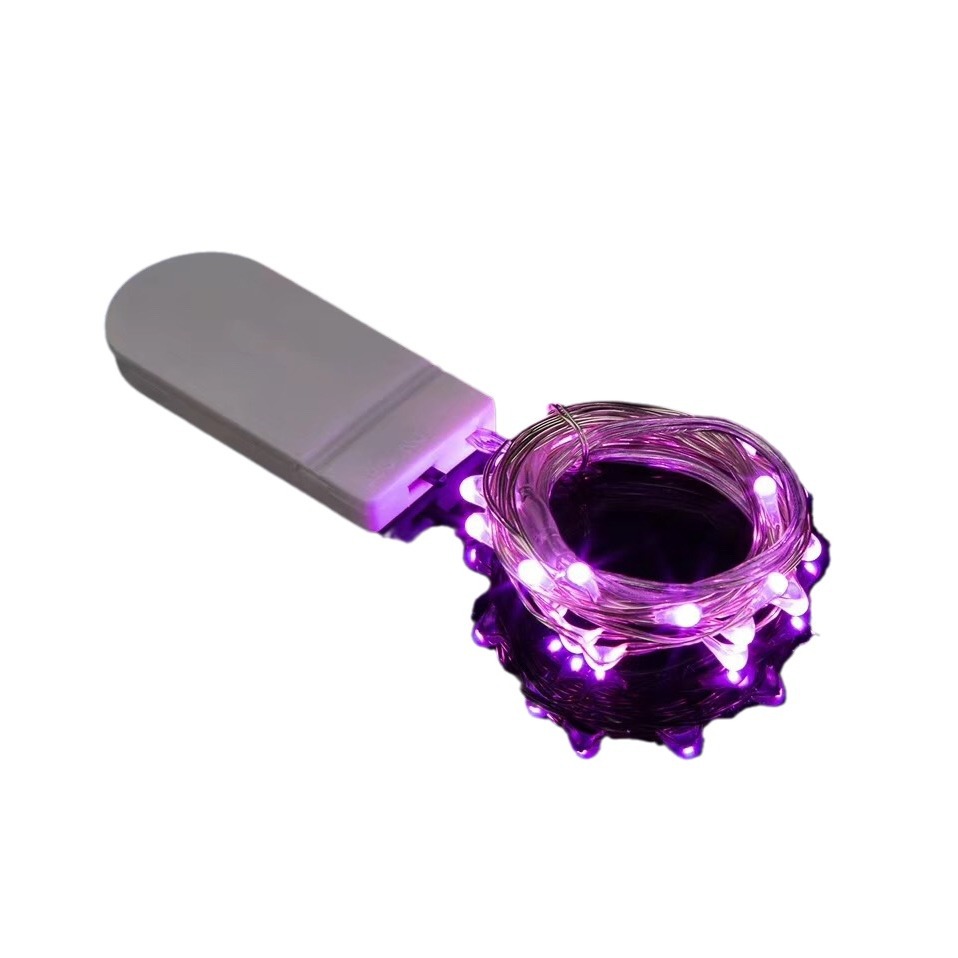 CR2032 caja de la batería alambre de cobre luz cadena pastel fresco ramo caja regalo chino San Valentín Navidad amante Navidad Decoración