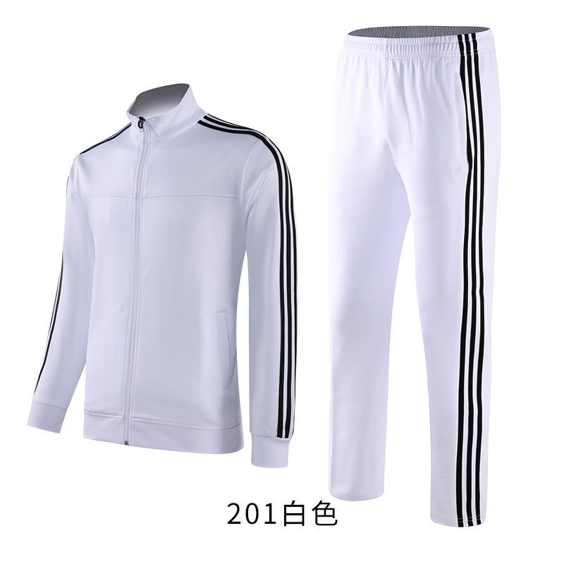 Factory direct batch 2024 autumn and winter three bar long sleeve sportswear suit adult children zipper jacket school uniform appearance