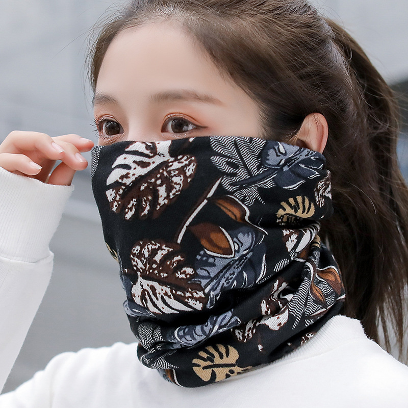 Sombrero de montaje de moda coreana para hombres y mujeres otoño invierno grueso gorro de luna máscara de ciclismo a prueba de viento image 32