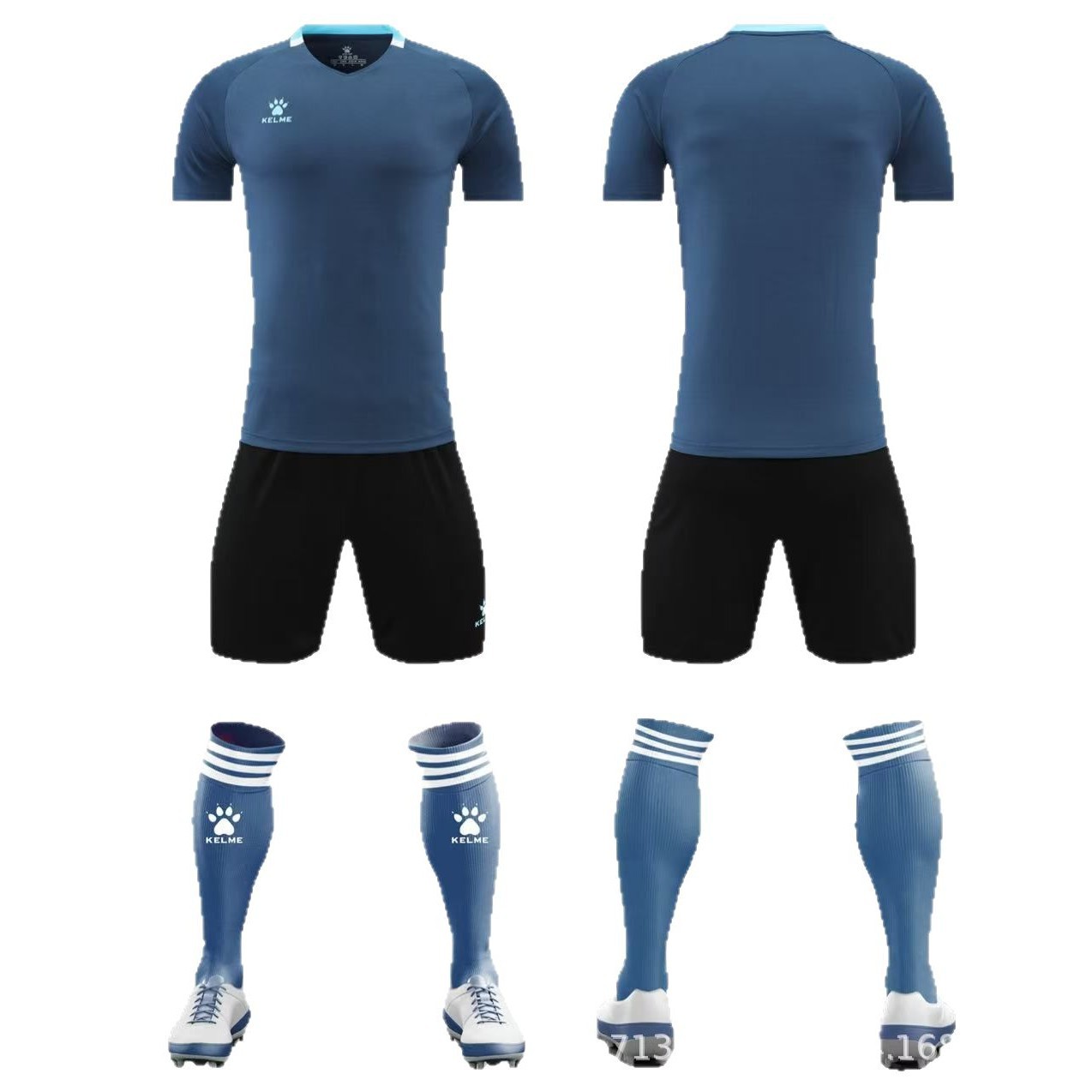25 Cards ER US Children's Adult Men's and Women's Football Uniform Student Competition Training suit Short-sleeved Cross-border KELME Speed