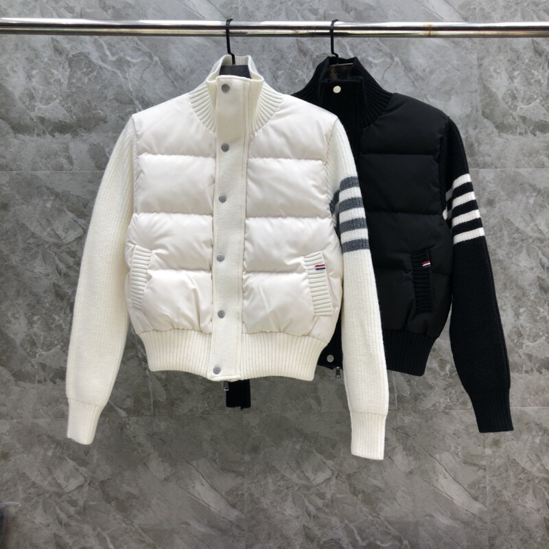 Tb Factory Direct Autumn and Winter New High Version Internet Celebrity Popular Foldableing Half Turtleneck Women's Lightweight down Jacket