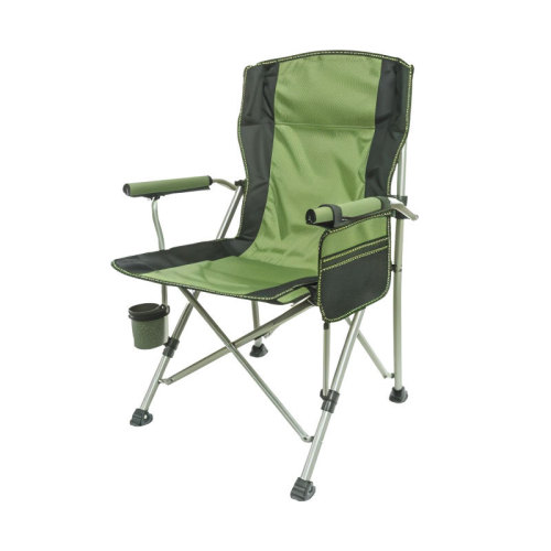 Wholesale Outdoor Camping Comfortable Folding Horsehoe Chair Lightweight Portable No Assembly Leisure Chair with Cup Holder and Storage Bag