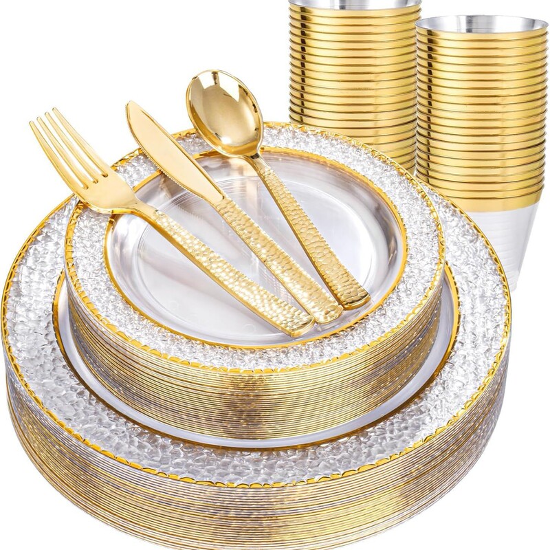 Kitchen Dining Plate Disposable Dinner Plate Hotel Luxury Hotel Box Bone China Tableware Table Picnic Tableware